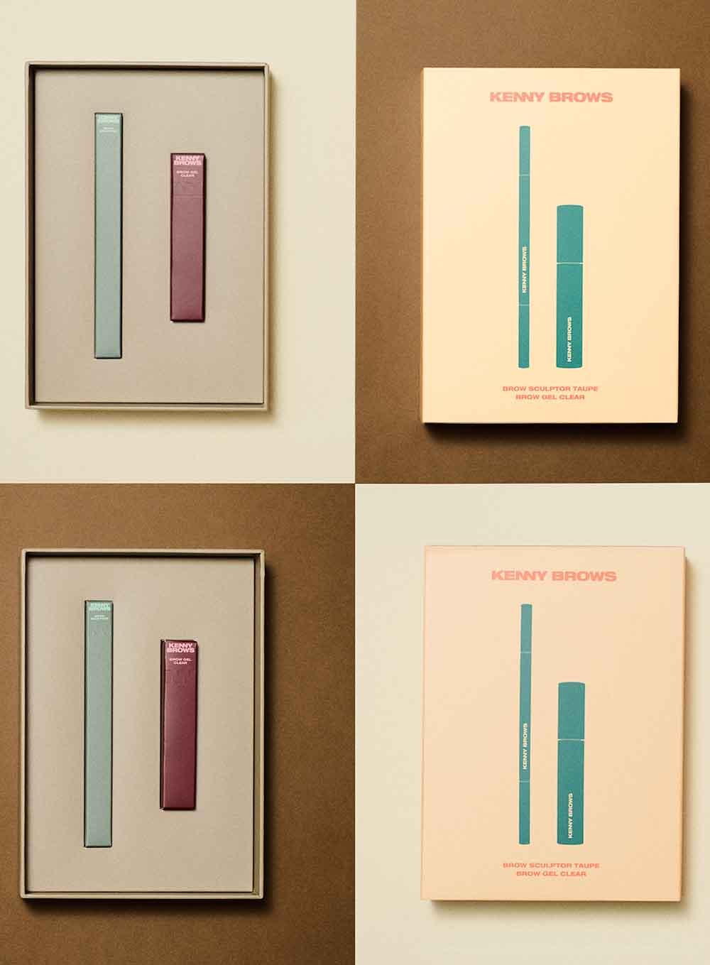 KENNY BROWS Beautiful Brows Kit Taupe