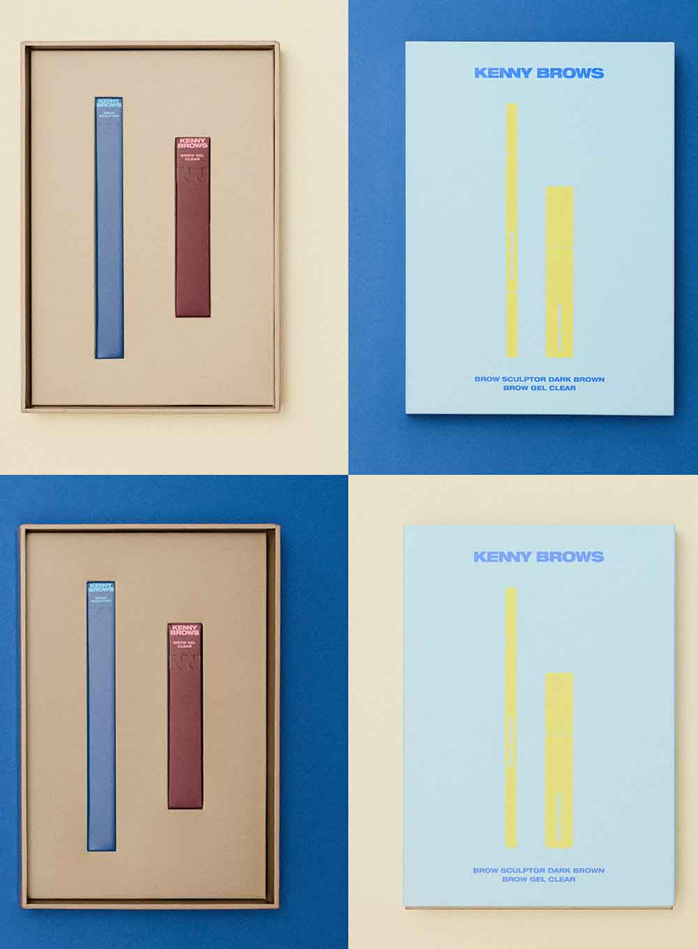 KENNY BROWS Beautiful Brows Kit Dark Brown